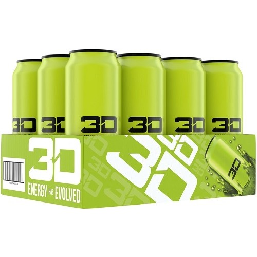 3D Energy 12x 473ml Green