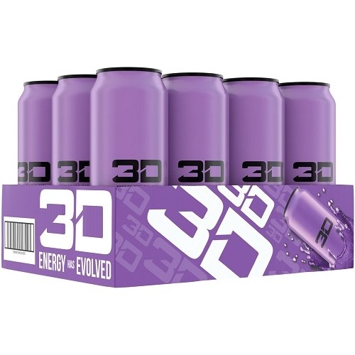 3D Energy 12x 473ml Purple