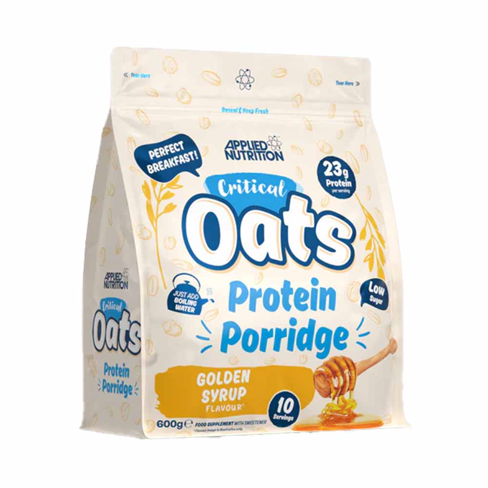 Critical Oats Protein Porridge 600gr Golden Syrup