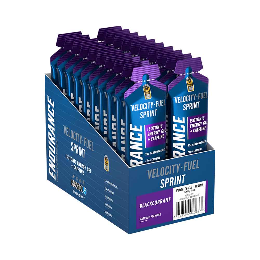 Endurance Gels Sprint 20x 60ml Blackcurrant