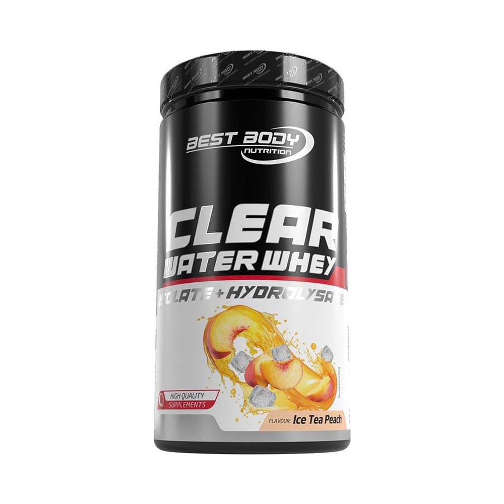 Best Body Clear Water Whey Isolate + Hydrolysate 450g - wei-eiwitisolaat + hydrolisaat in perziktheesmaak