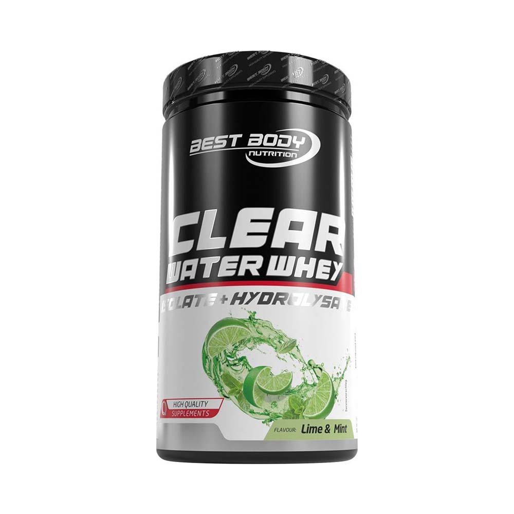 Best Body Clear Water Whey Isolate + Hydrolysate 450g - wei-eiwitisolaat + hydrolisaat in limoen-munt smaak