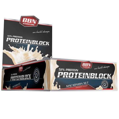 Hardcore Protein Block 15repen Macadamia Nut