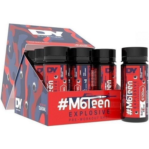 M6Teen Pre-Workout Shots 12x 60ml Peach