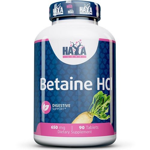 Betaine HCL Haya Labs 90tabl