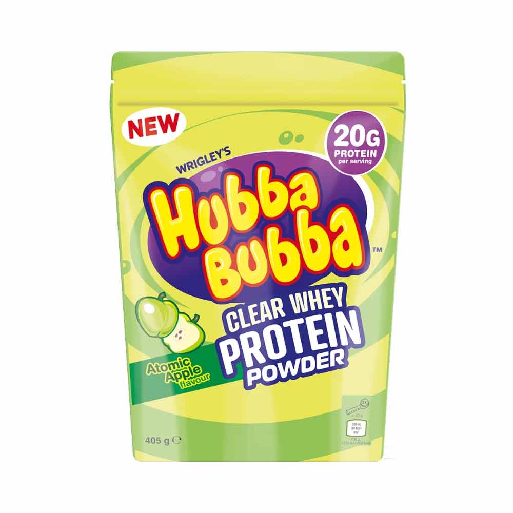 Hubba Bubba Clear Whey 405gr Atomic Apple