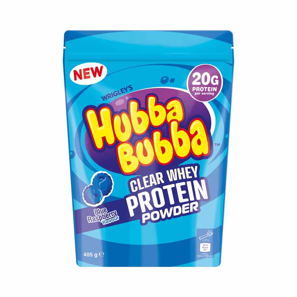 Hubba Bubba Clear Whey 405gr Blue Raspberry
