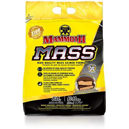 Mammoth Mass (Mammoth 2500) 6800gr Chocolade Peanut