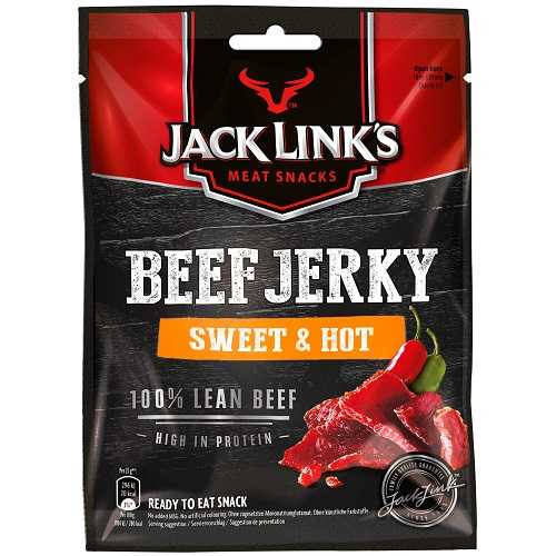 Beef Jerky 1x 40gr Sweet & Hot