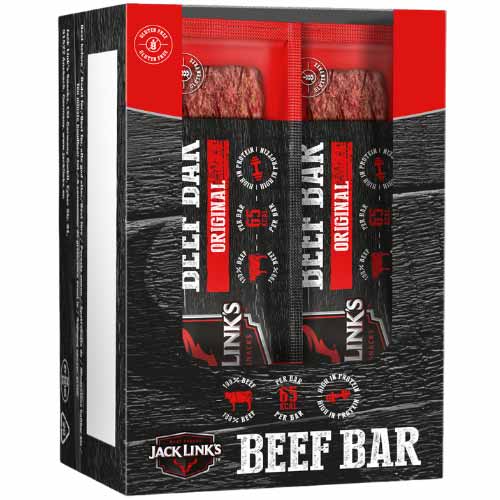 Jack Link's Snacks Beef Bar 14 x 22.5g in display