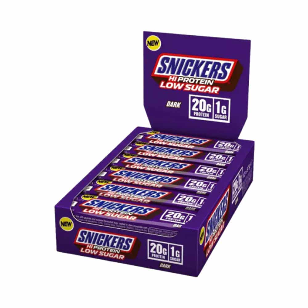 Snickers Low Sugar High Protein Bar 12 repen Dark Chocolate