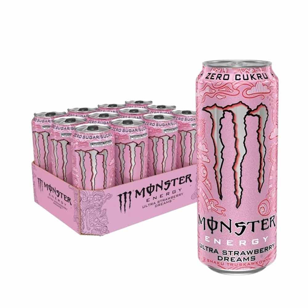 Monster Energy Ultra 12x 500ml Strawberry Dreams