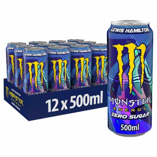 Monster Energy 44 Lewis Hamilton Zero Sugar (12 x 500 ml)