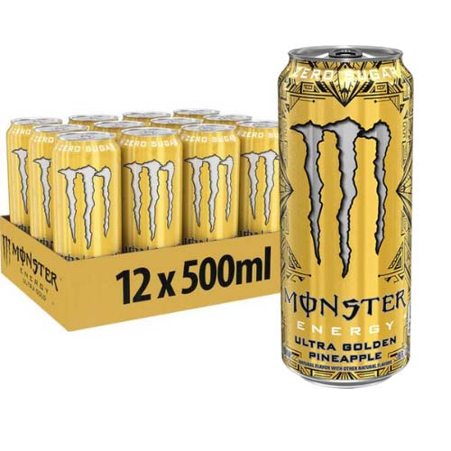 Monster Energy Pineapple Ultra Gold 12 x 500ml