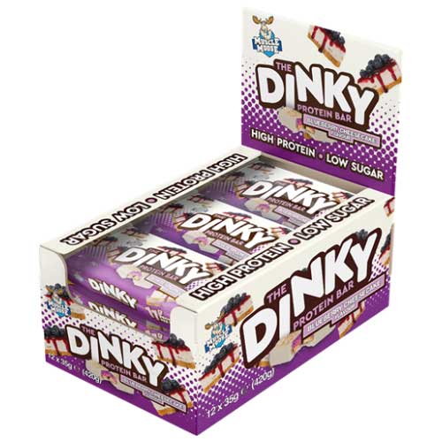 The Dinky Protein Bar 12 repen Blueberry Cheesecake