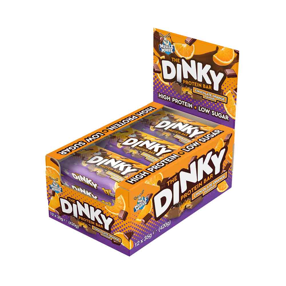 The Dinky Protein Bar 12 repen Chocolate Orange