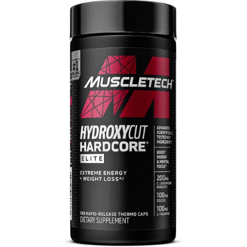 Muscletech Hydroxycut Hardcore Elite - Fatburner / Afslanksupplement - 110 capsules