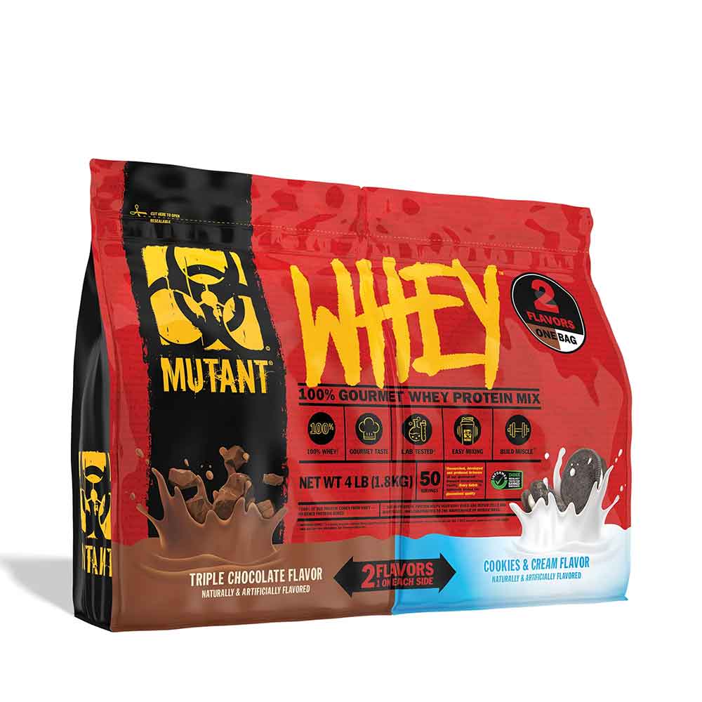 Mutant Whey Dual Chamber Bag 1800gr Triple Choco / Cookies