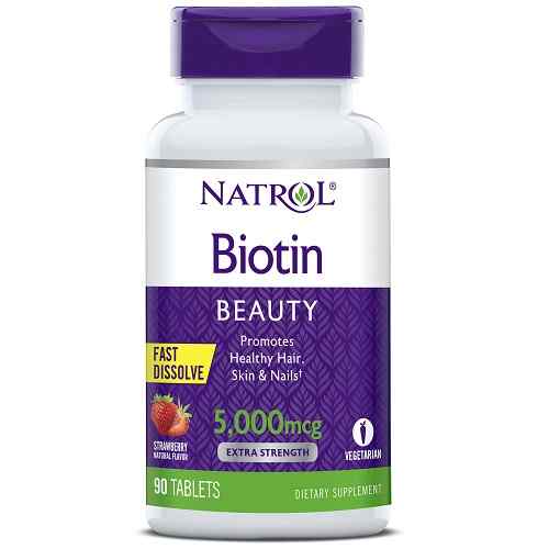 Biotin 5000mcg Fast Dissolve (90) Strawberry