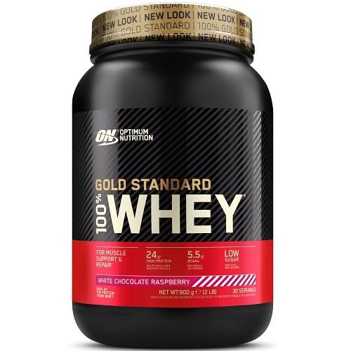 100% Whey Gold Standard 908gr White Choco Raspberry