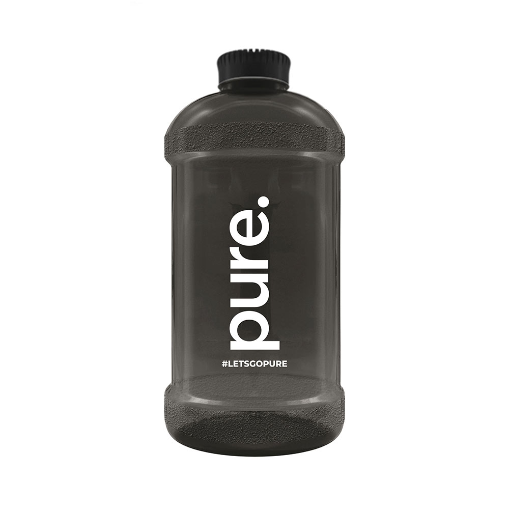 -Water Bottle 2200ml Smoke Black