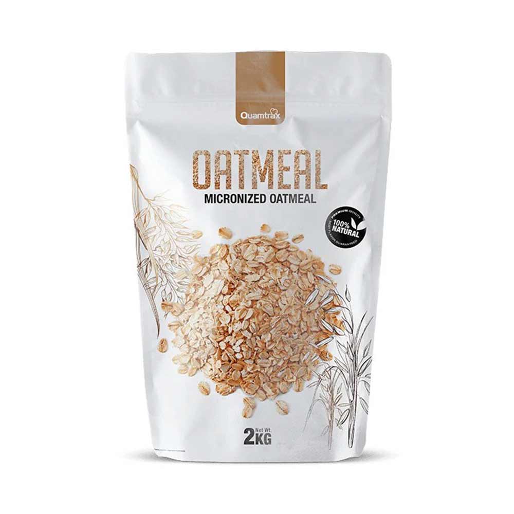 Quamtrax Nutrition Instant Oatmeal - Fijne Havermout - 2000 Gram - Neutral