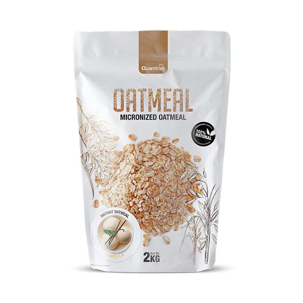 Quamtrax Nutrition Instant Oatmeal - Fijne Havermout - 2000 Gram - Vanilla