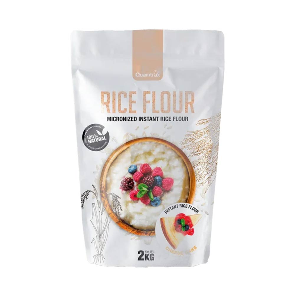 Quamtrax Nutrition Rice Flour - Rijst Poeder - 2000 Gram - Cookies