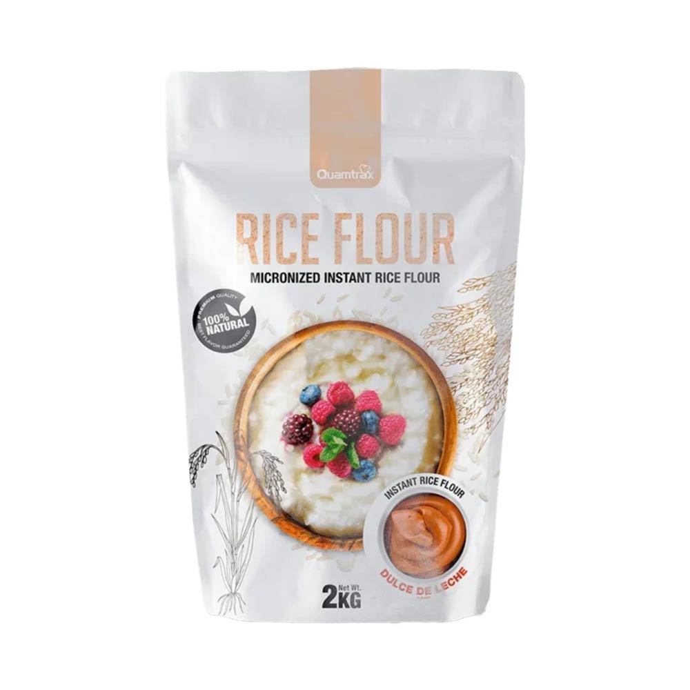 Quamtrax Nutrition Rice Flour - Rijst Poeder - 2000 Gram - Caramel