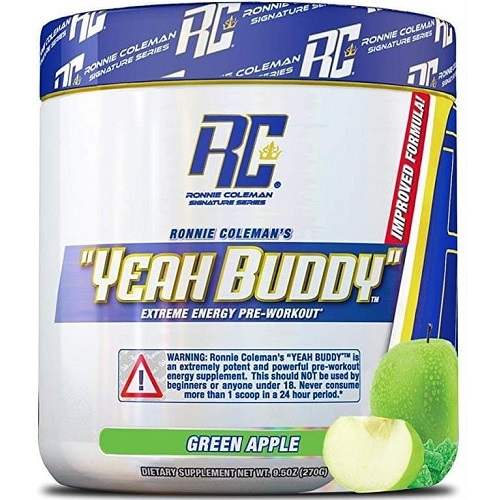 Pre-Workout - Yeah Buddy - 270gr Ronnie Coleman - green apple