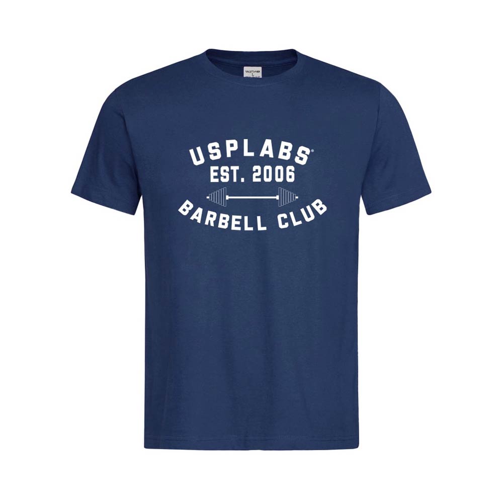 Usplabs Barbell Club Shirt Maat L Blauw